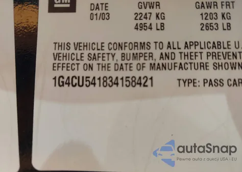 1G4CU541834158421